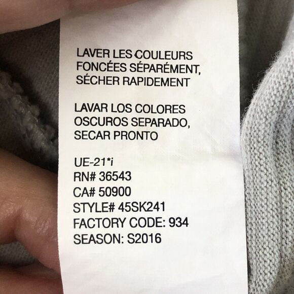 IZOD Saltwater Relaxed Classic 1/4 Zip Gray Long Sleeve Pullover Men's Large - Picture 10 of 14